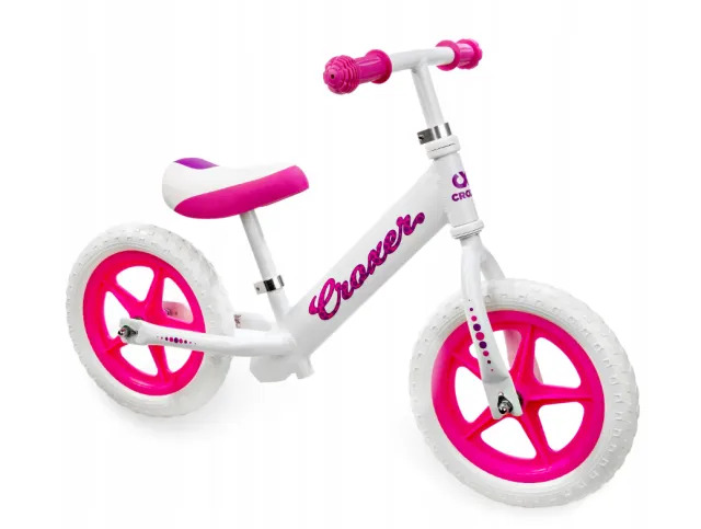 Se Croxer Cadea Løbecykel Pink/White - Perfekt til børn fra 2 til 4 år - HURTIG LEVERING hos HomeX.dk