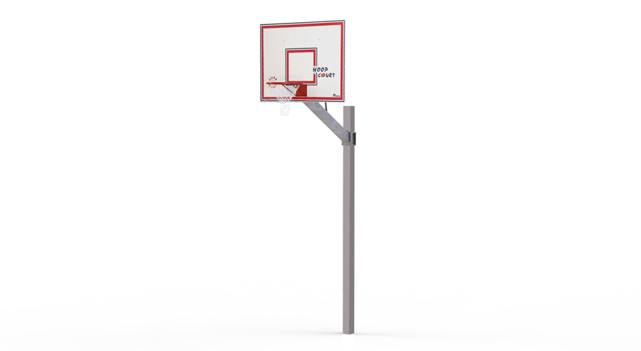 Se SM Hoop Court Basketstander Inground til nedstøbning - Perfekt til Institutionen og campingpladsen hos HomeX.dk