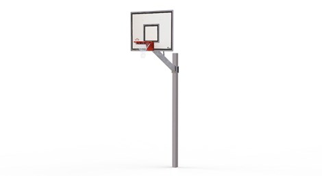 Se SM Dunk Court Basketstander Inground til nedstøbning - Perfekt til Institutionen og campingpladsen hos HomeX.dk