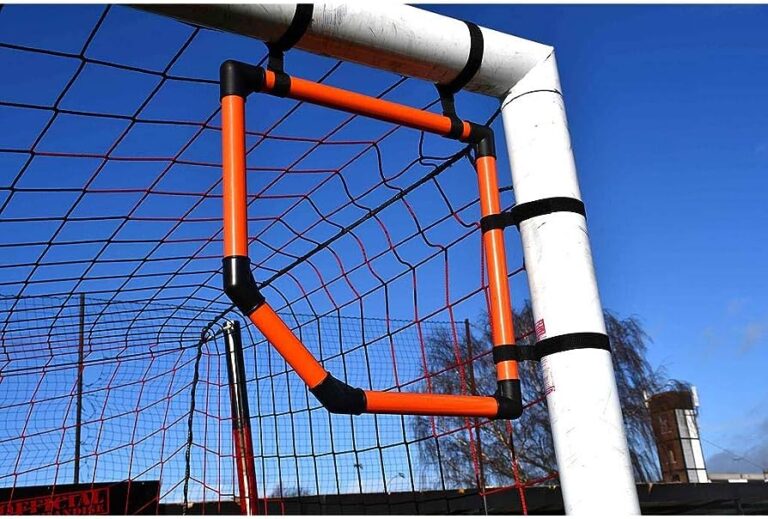 Billede af Corner Target Orange - HURTIGT LEVERING - Kan hurtigt og nemt monteres på fodboldmålet