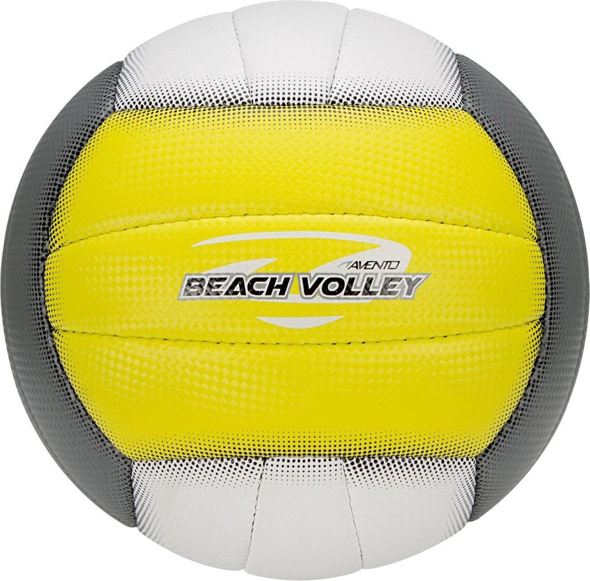 Billede af Avento Beach Volleyball Neongul/Grå/Hvid - Beachvolleyball i standard størrelse - HURTIG LEVERING