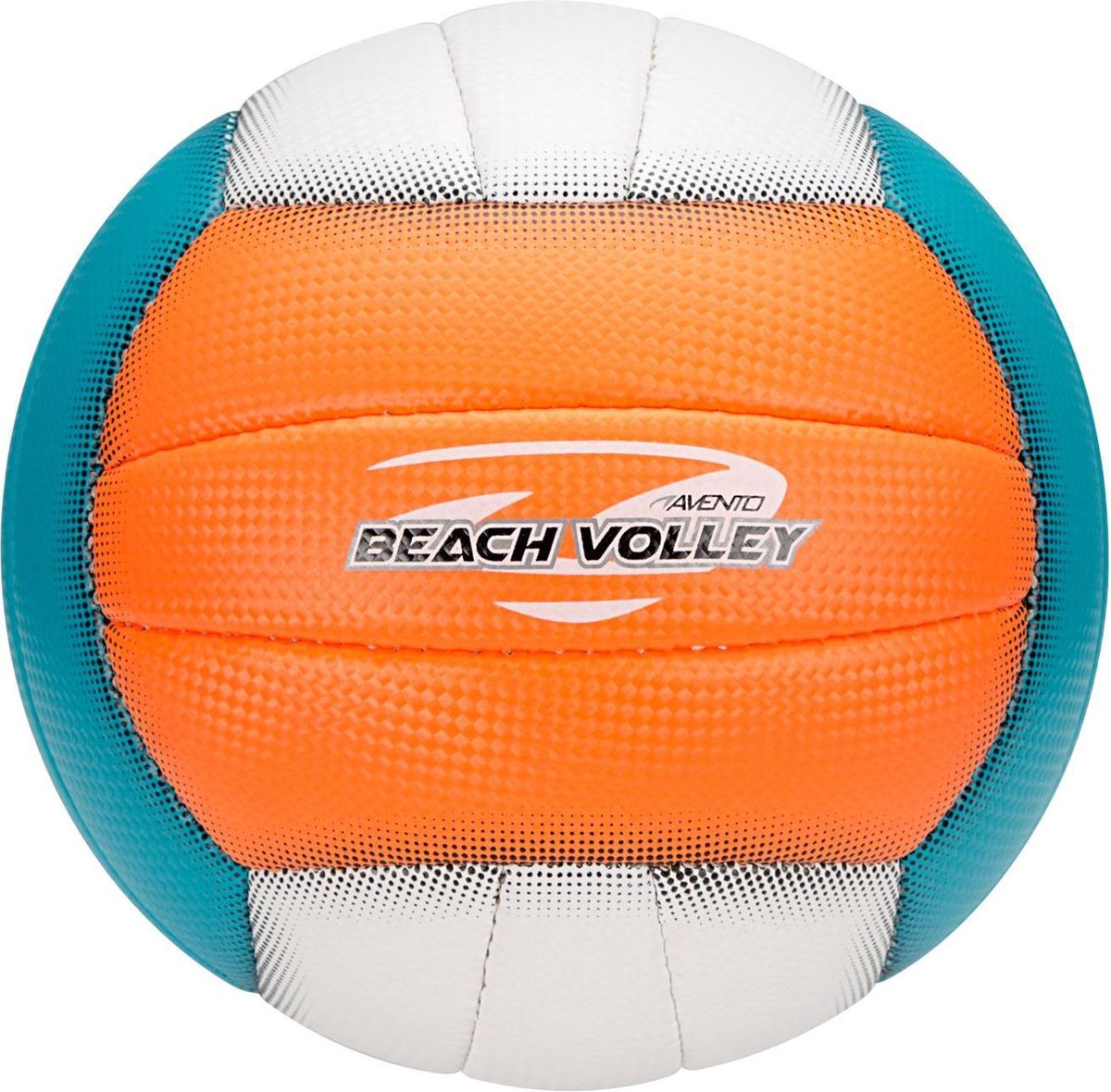 Se Avento Beach Volleyball Orange/Blå/Hvid - Beachvolleyball i standard størrelse - HURTIG LEVERING hos HomeX.dk