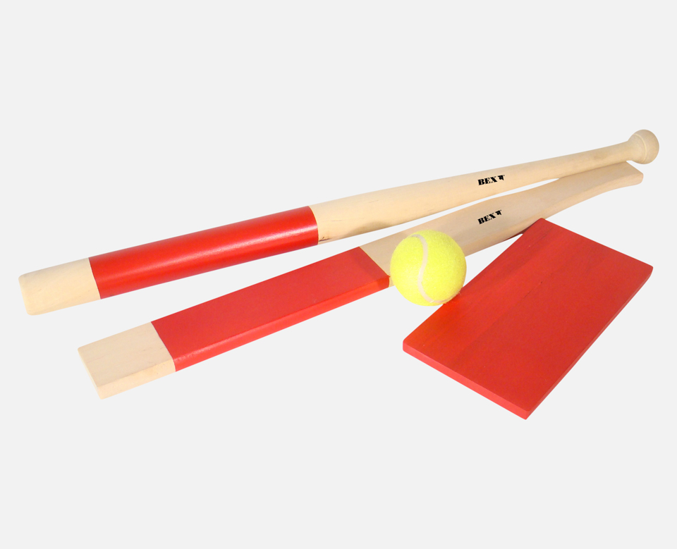 Billede af Bex Rundbold - 2 bat, bold, hjørnemarkering og base - HURTIG LEVERING