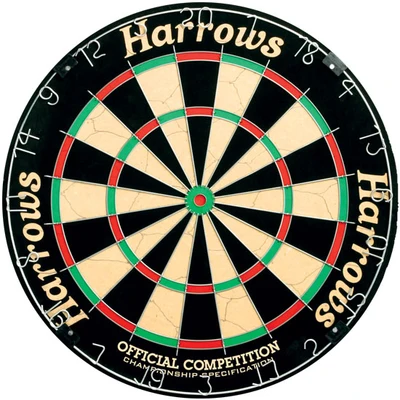Harrows Official Competition Dartskive - Populær turnerings-dartskive fra Harrows - HURTIG LEVERING