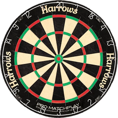 Harrows Pro Matchplay Dartskive - Turnerings-dartskive med ultra tynd Knife Wire - HURTIG LEVERING