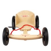 Billede af Boxkart - FRI FRAGT - Sæbekassebil med lufthjul og justerbar længde - Byg den sammen med børnene hos HomeX.dk