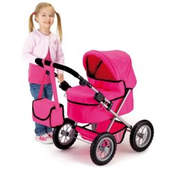 Bayer Dukkevogn Pink TRENDY og smart - HURTIG LEVERING
