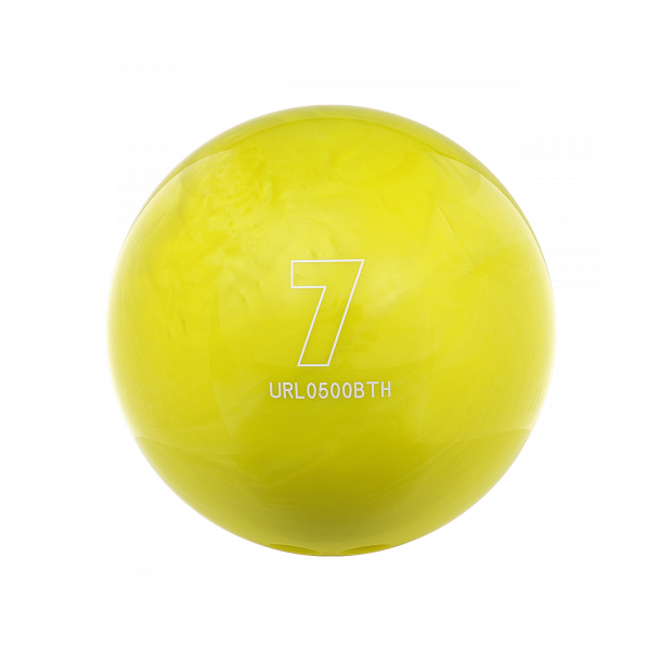 7 lb Bowlingkugle (urethane) gul med huller