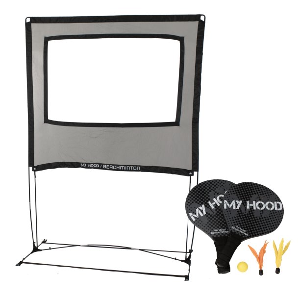 Beachminton med 2 bat og bolde - HURTIG LEVERING