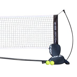 Pickleball med net, 2 bat og 2 bolde - HURTIG LEVERING