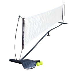 Pickleball med net, 2 bat og 2 bolde - HURTIG LEVERING