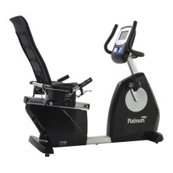 Tunturi Platinum Recumbent Bike PRO - FRI FRAGT - Kraftig &amp; stabil siddecykel - HURTIG LEVERING