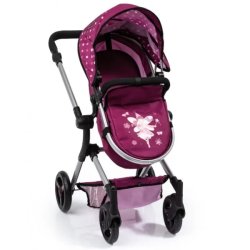 Bayer Combi Vario Dots - Smart 2-i-1 Dukkevogn - HURTIG LEVERING