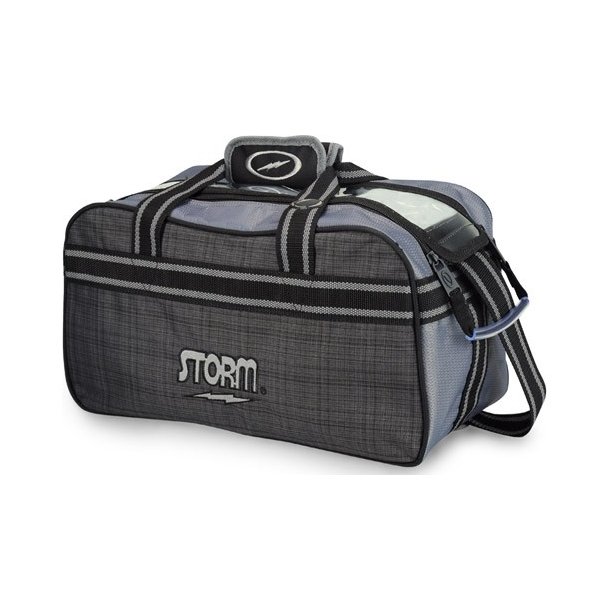 Storm Tote - Bowlingtaske til 2 kugler - Plaid/Grey/Black 