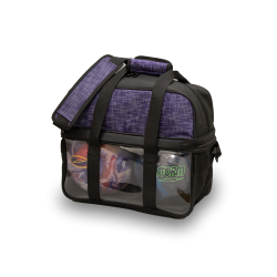 Storm 2-Ball Tote DLX Abstract - Bowlingtaske til 2 kugler og sko - Purple/Black - HURTIG LEVERING