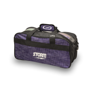Storm Tote Steel Purple/Black - HURTIG LEVERING - Bowlingtaske til 2 kugler