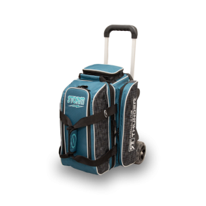 Storm Rolling Thunder 2-Ball Steel Blue/Black - Bowlingtaske til 2 kugler med hjul - FRI FRAGT