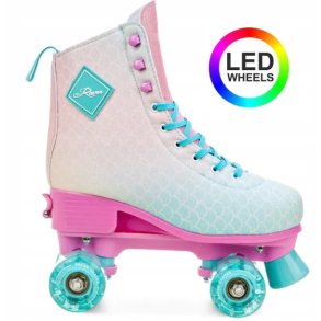 Raven MIDES LED-hjul Side-by-Side Rulleskjte - Justerbar over hele 4 Sko-numre! 