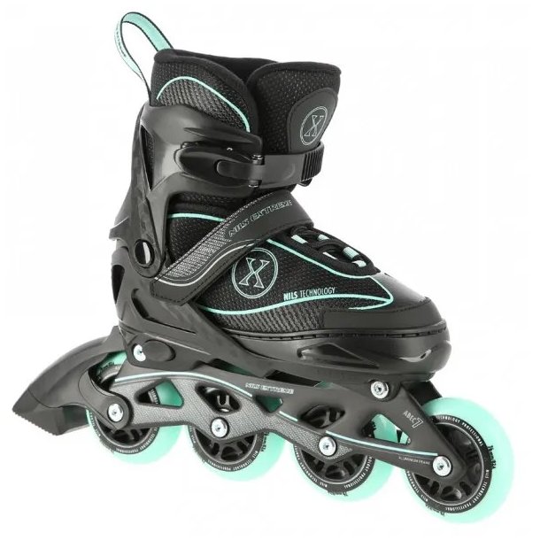 NILS Extreme Pro Semisoft 11008 Mint - Inliners Rulleskjte - Justerbar over 4 skonumre