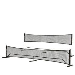 Multinet 4,50 meter - Med justerbar hjde - Perfekt til fodtennis, volley, badminton og tennis