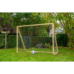 Fodboldml i TR - 200 cm x 160 cm med net  - KRAFTIG KVALITET - HURTIG LEVERING!