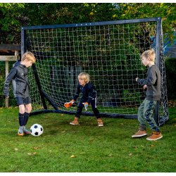 Hndboldml i TR - FRI FRAGT - 300 cm x 200 cm med net i SORT - KRAFTIG KVALITET - HURTIG LEVERING!