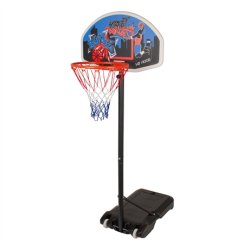 Basketstander Junior med SPALDING Bold str. 5 - Hjdejusterbar fra 160 til 210 cm - HURTIG LEVERING
