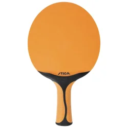 2 stk. Stiga Flow Orange/Sort  - Udendrs bordtennisbat - Velegnet til institutioner 