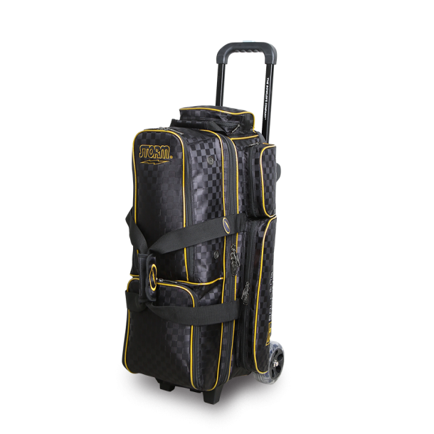Storm Rolling Thunder 3-Ball - Black/Copper - Taske med hjul til 3 kugler - FRI FRAGT!