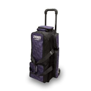 Storm Rolling Thunder 3-Ball Abstract Purple/Black - Taske med hjul til 3 kugler - FRI FRAGT