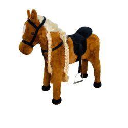 RASK Mia - 75cm Legetjshest - Har saddel med stigbjler og seletj - LYD i rerne - HURTIG LEVERING