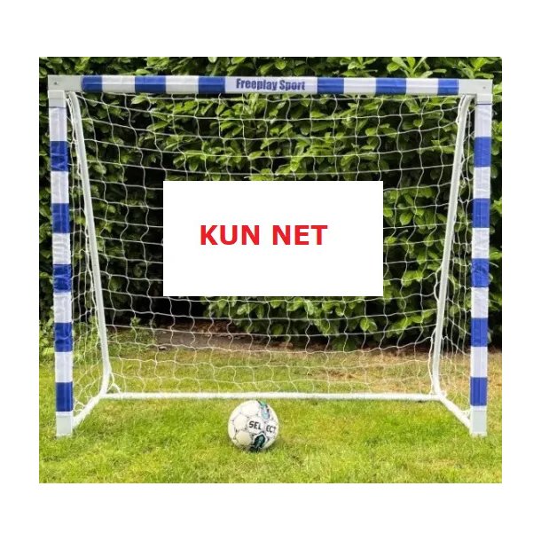 Net - FRI FRAGT - Passer til Fodboldml i stl hvid/bl 180 x 150 cm 
