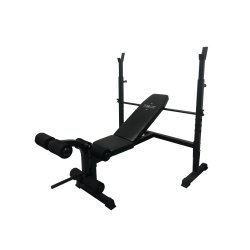 TITAN LIFE Essential Bench II - FRI FRAGT - Bnk med rack til styrketrning