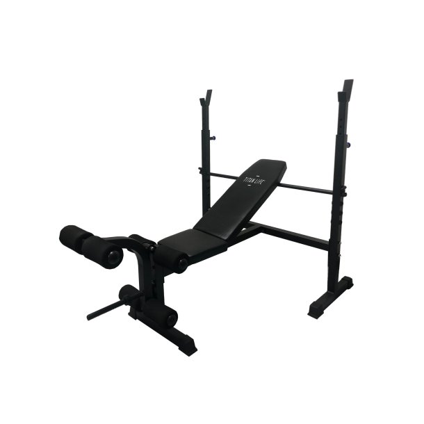 TITAN LIFE Essential Bench II - FRI FRAGT - Bnk med rack til styrketrning