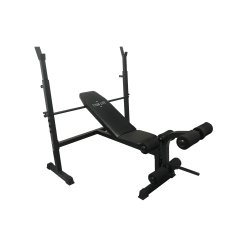 TITAN LIFE Essential Bench II - FRI FRAGT - Bnk med rack til styrketrning