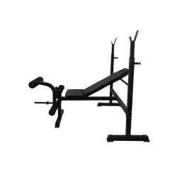 TITAN LIFE Essential Bench II - FRI FRAGT - Bnk med rack til styrketrning