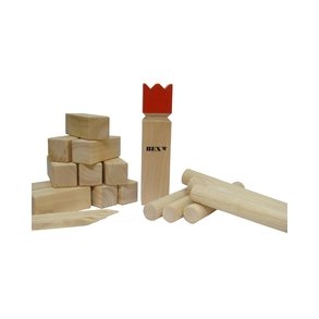 Bex Kubb Original red king - Kongespil i super flot kvalitet - HURTIG LEVERING