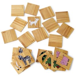 Bex Giant Memorize Family Pine Wood - Vendespil i FSC-certificeret tr - HURTIG LEVERING 