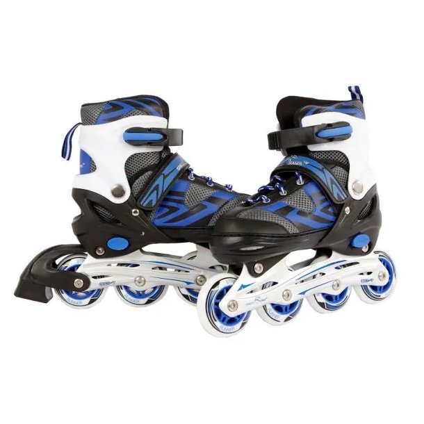 StreetRunner Inliners Rulleskjte Bl - HURTIG LEVERING - Justerbar over hele 4 Sko-numre! 