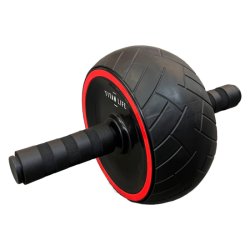 TITAN LIFE Ab Wheel - Fat Wheel Sort mavetr�ner - HURTIG LEVERING!