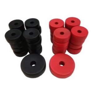 Bobbrikker til 2 spillere - sort og rd - HURTIG LEVERING!