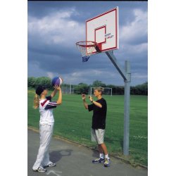 SM Hoop Court Basketstander Inground til nedstbning - Perfekt til Institutionen og campingpladsen