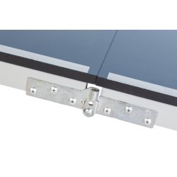 Mini bordtennisbord BLUE LINE 150 x 67 cm med foldbart ALU-Stel - inkl. 2 bat - HURTIG LEVERING