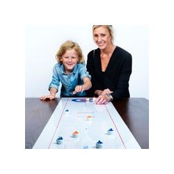 Shuffleboard og Curling - 2 spil i 1 - Super sjovt - Nemt at have med overalt!