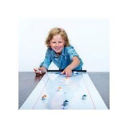 Shuffleboard og Curling - 2 spil i 1 - Super sjovt - Nemt at have med overalt!