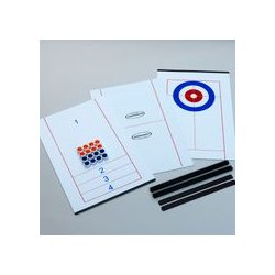 Shuffleboard og Curling - 2 spil i 1 - Super sjovt - Nemt at have med overalt!