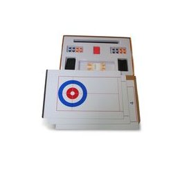 Shuffleboard og Curling - 2 spil i 1 - Super sjovt - Nemt at have med overalt!
