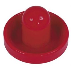 Airhockey hndtag med filt - St med 2 stk. samt 2 stk. airhockey pucks