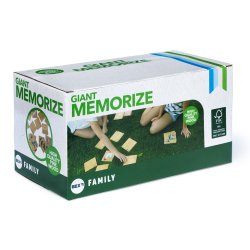 Bex Giant Memorize Family Pine Wood - Vendespil i FSC-certificeret tr - HURTIG LEVERING 