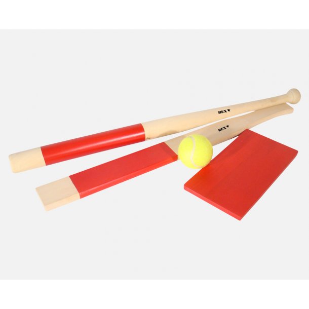 Bex Rundbold - 2 bat, bold, hjrnemarkering og base - HURTIG LEVERING!